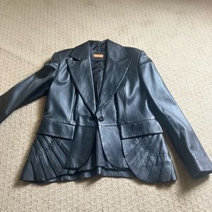 Brand new Black leather jacket